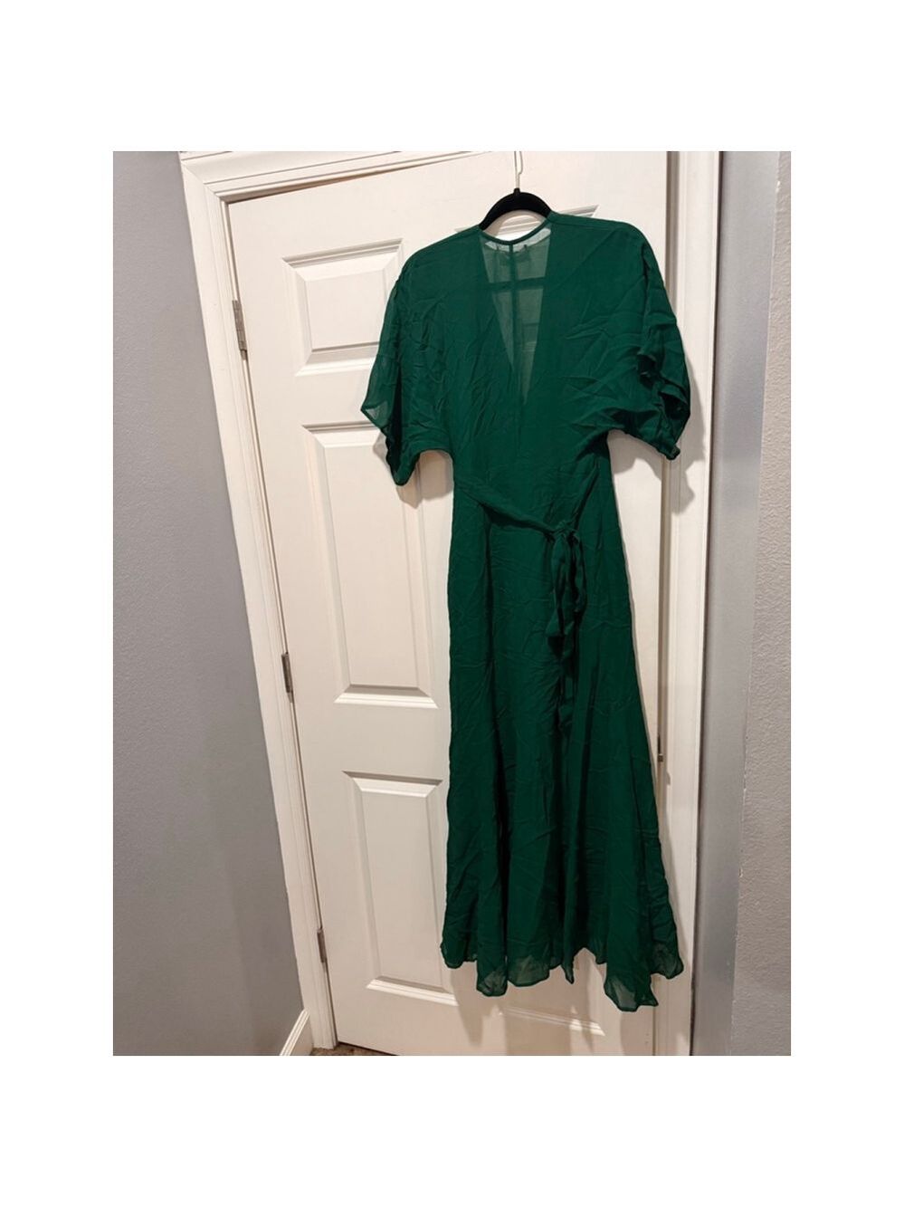 Women's Reformation Emerald Green Winslow Maxi Dress XS - Picture 8 of 8